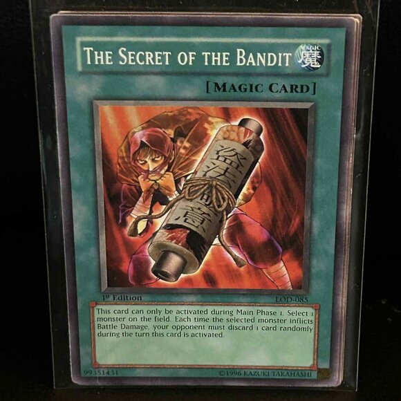 The Secret of the Bandit - LOD-085 - Common - 1st Edition Legacy of Darkness Yu- - Picture 1 of 1